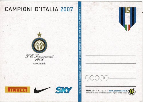 Cartolina promocard inter - promocard,