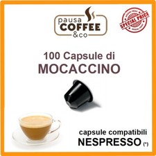 100 capsule cialde di MOCACCINO compatibili NESPRESSO