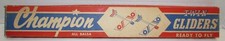 Kit aereo Champion Twin Gliders in legno di balsa, mai usato con scatola