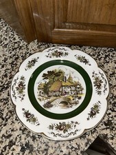 Piatto di servizio Ascot di Wood and Sons England bianco alpino, Ironstone piatto 10,5"