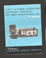 TOKAI PW 5024 Instruction &