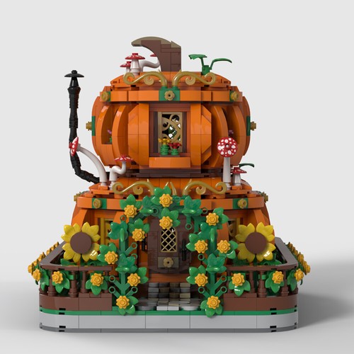 Moc modello casa zucca - modello, di