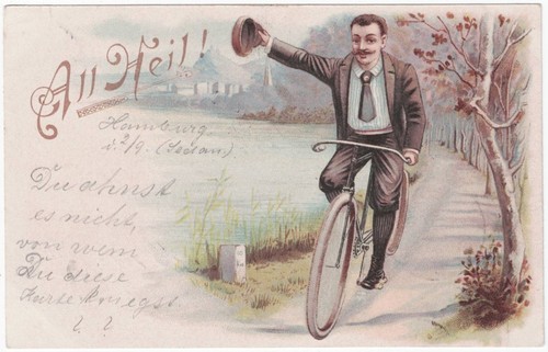 Vecchia cartolina litografica - cartolina,