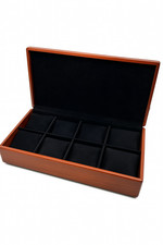 Cassetta Porta Orologi in Legno con 8 Cuscini – Custodia Elegante Made in Italy