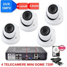 KIT Videosorveglianza DVR 4