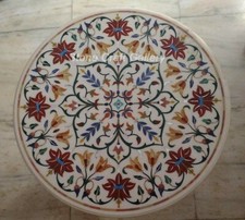 36 " Rotondo Marmo Bianco