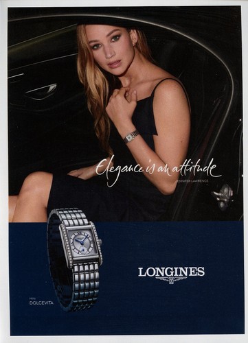 Longines watch magazine promo - longines,