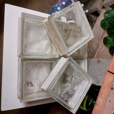 6 blocchi vetro cemento trasparente