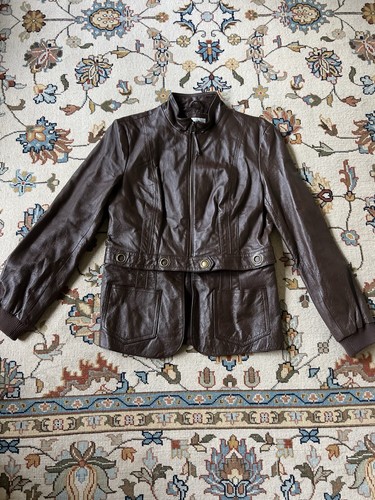 Giacca pelle marrone - , newport