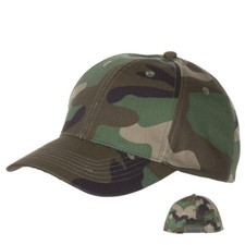 CAPPELLO TIPO BASEBALL MFH MIMETICO WOODLAND