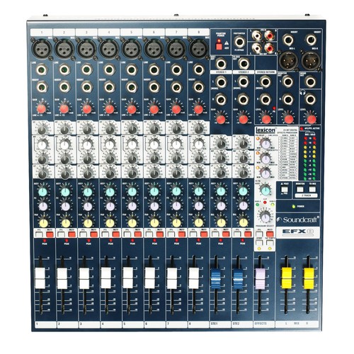 Soundcraft efx8 mixer audio - soundcraft,