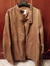 giubbotto pelle combipel tg 52 col beige