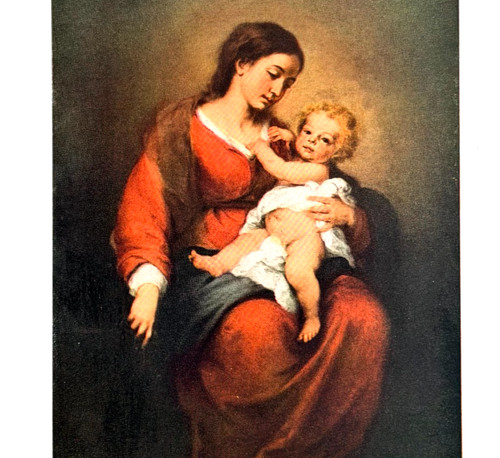 C1920 30s madonna bambino - madonna, e