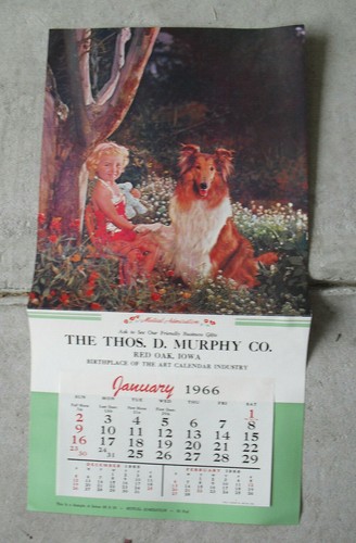 Calendario parete vintage - da,