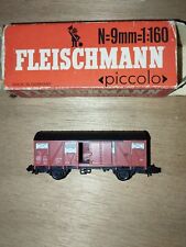 Carro merci porte scorrevoli con scatola scala N Fleishmann