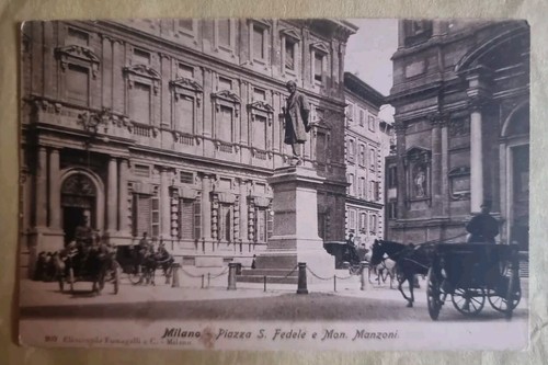 Milano piazza san fedele - piazza,