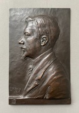 Profilo in bronzo, cera persa