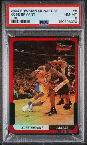 2004 bowman signature - bowman, kobe