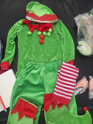 Costume elfo calze pantaloni