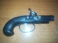 Accendino d'epoca replica Riproduzione Pistola antica derringer anni 60 cromata