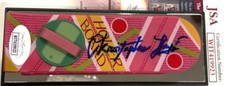 CHRISTOPHER LLOYD Autografo Firmato Mini Hover Board Ritorno al Futuro JSA