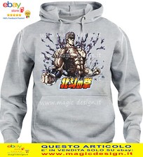 FELPA KEN IL GUERRIERO LA LEGGENDA DI HOKUTO KEN SHIRO TAGLIE BIMBO UOMO