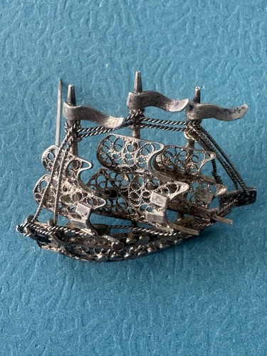 Antica spilla nave - , pirata