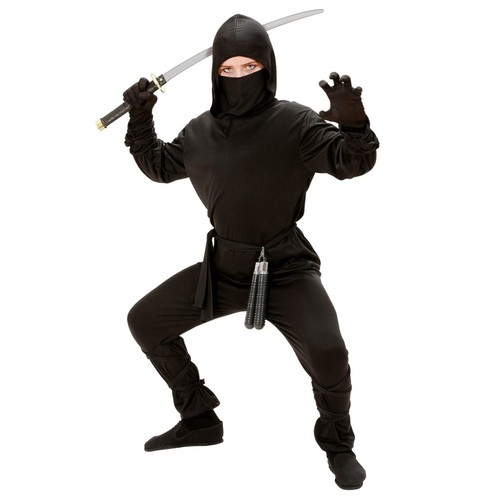 Costume ninja nero - costume,