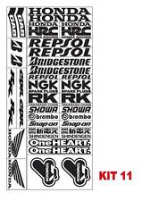 ADESIVI HONDA  MOTO SPONSOR