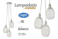 LAMPADARIO SOSPESO IN METALLO