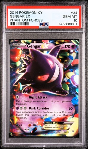 Psa gem mint gengar - psa, ex