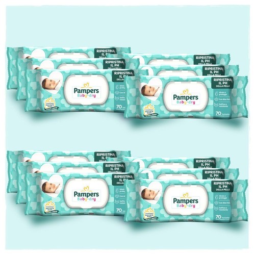 Pampers baby dry - pampers, salviette