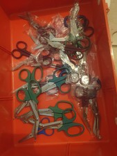 N.2 Forbici Chirurgiche Mediche  per Garze Bendaggio Lister Cesoie Medicazione