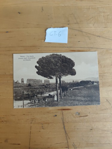 Cartolina roma via appia - cartolina,