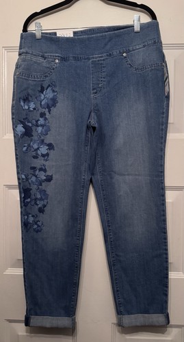Jeans donna blu - , stampa