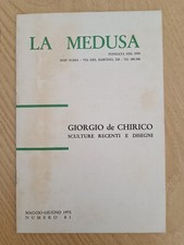 Giorgio de Chirico sculture recenti e disegni galleria La Medusa 1970 numero 81