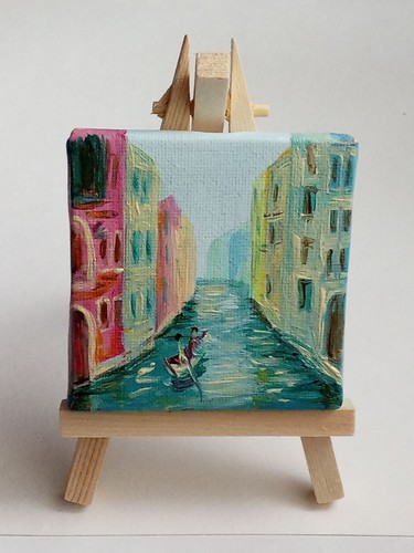 Miniatura dipinta mano - miniatura, a
