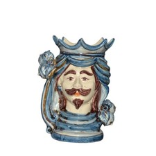Vaso Testa di moro in Ceramica