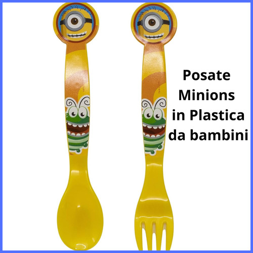 Set posate asilo - minions, in