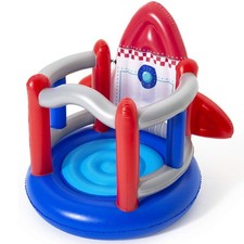 Castello gonfiabile per bambini salterello Bestway razzo spaziale 155x142x145 cm