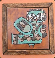 Roland Zobel Carreau Chouette Les Cyclades Anduze Céramique 