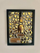 Quadro in resina con bottiglia