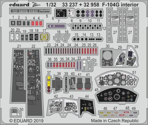 Interno eduard 33237 32 - interno, 1:32