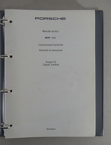 Manuale tecnico porsche 911 - tecnico,