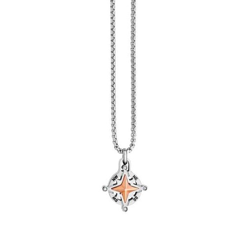 Collana uomo zancan acciaio - collana,