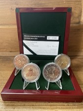 Lussemburgo 4x2 Euro 2024/2025 Reverse In Cofanetto Originale E Certificato