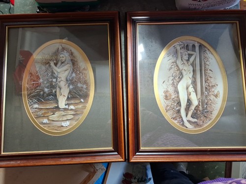 Dipinti nudo con cornice - di,