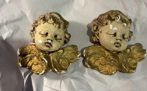 Figurine antiche cherubino - , e