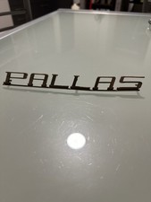 Logo Originale Targhetta Metallica  Citroen Pallas