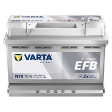VARTA Batteria Avviamento per Auto N70 70Ah 760A DYNAMIC EFB - (278x175x190 mm)
